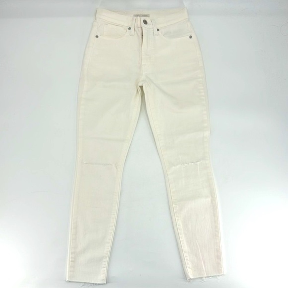 UEC Lucky brand jeans size 26a/2 high rise skinny the “Bridgette” off white